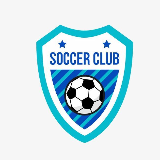 Blue Soccer Logo - Blue Football Club Label, Blue Vector, Football Vector, Label Vector