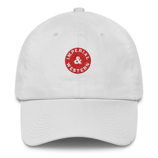 6 Red Circle Logo - IW OUTSIDE LOGO RED 6 PANEL CAP and Western