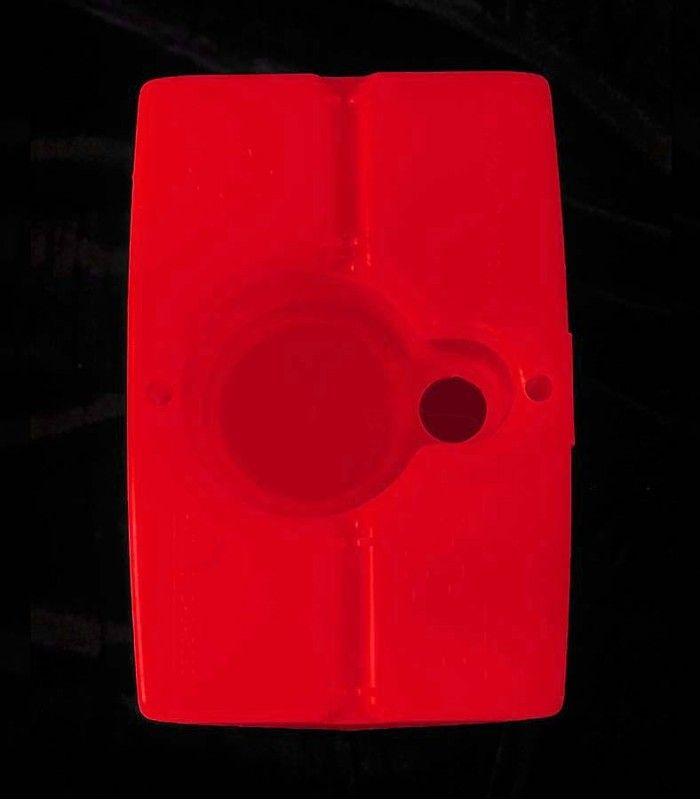 6 Red Circle Logo - Set of 6 Red Luminarias - FLIC Luminaries