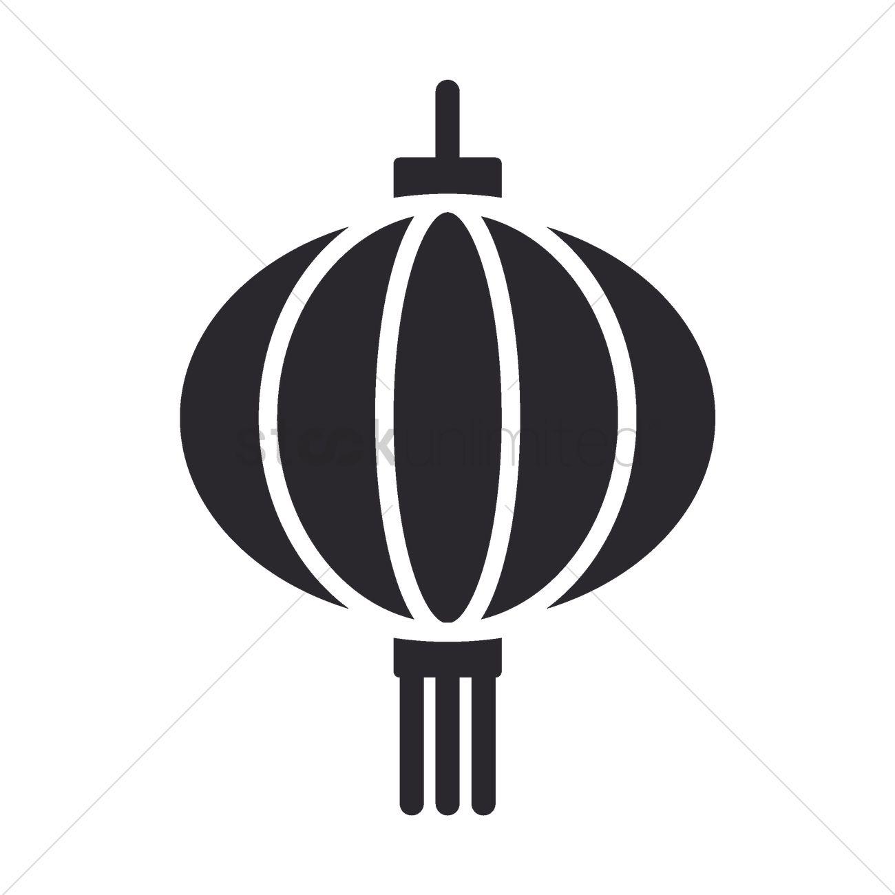 Black Chinese Logo - Chinese lantern Vector Image - 1967699 | StockUnlimited