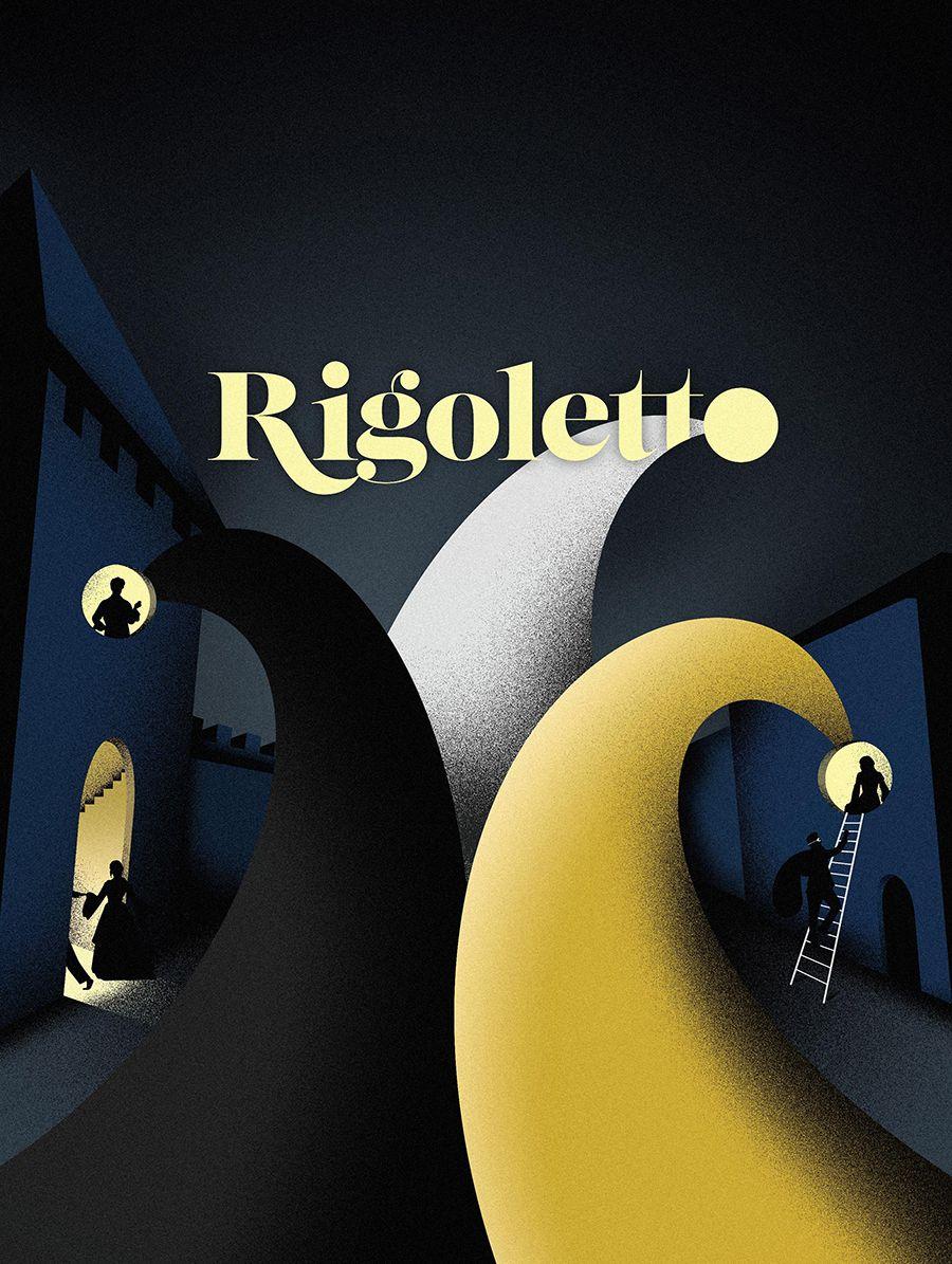 La Opera Logo - LA Opera. Rigoletto art contest
