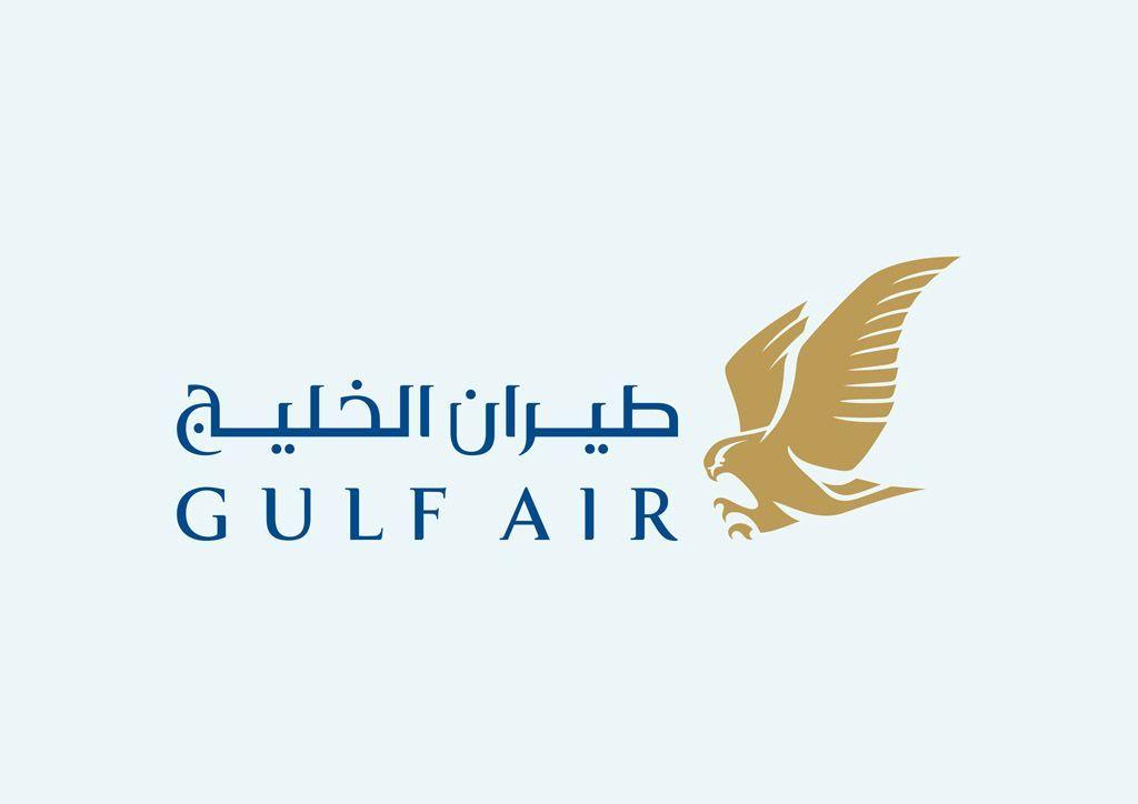 Airline Falcon Logo - Gulf Air logo: The flag carrier of Bahrain, Gulf Air's logo is a