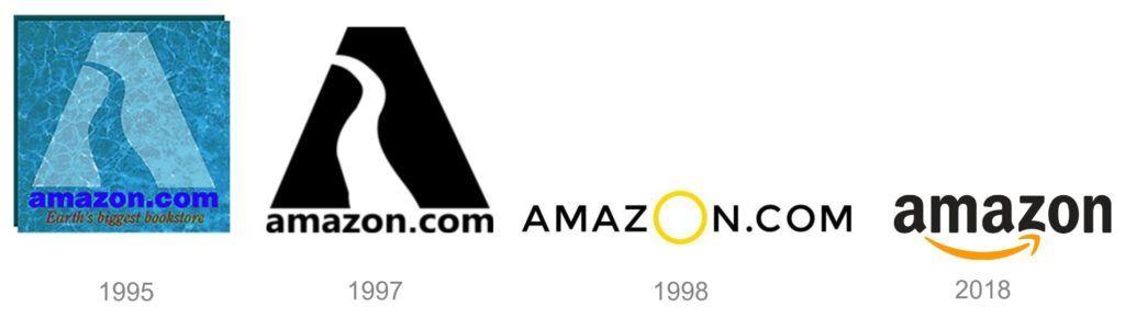 Evolution of the Amazon Logo - LogoDix