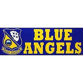 Navy Blue Angels Logo - Navy Blue Angels Bumper Sticker | North Bay Listings
