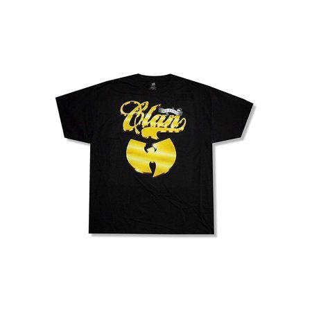 Golden Clan Logo - American Swag - Wu Tang Clan Gold Clan Classic Logo Black T Shirt ...