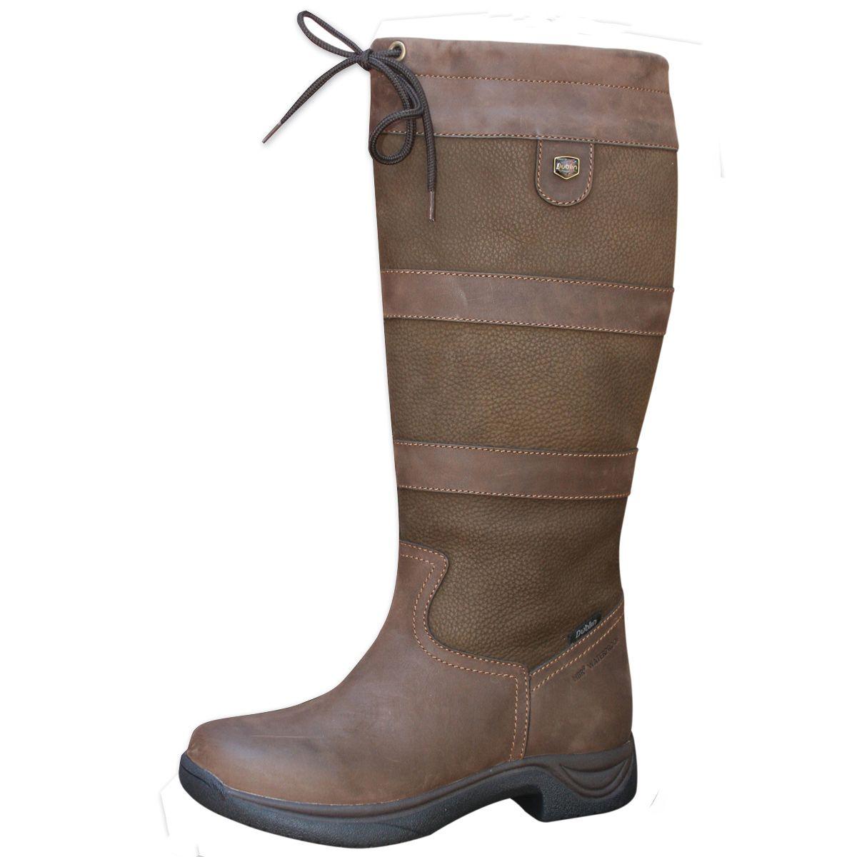 Dublin Boot Logo - Dublin Wide Calf River Boots