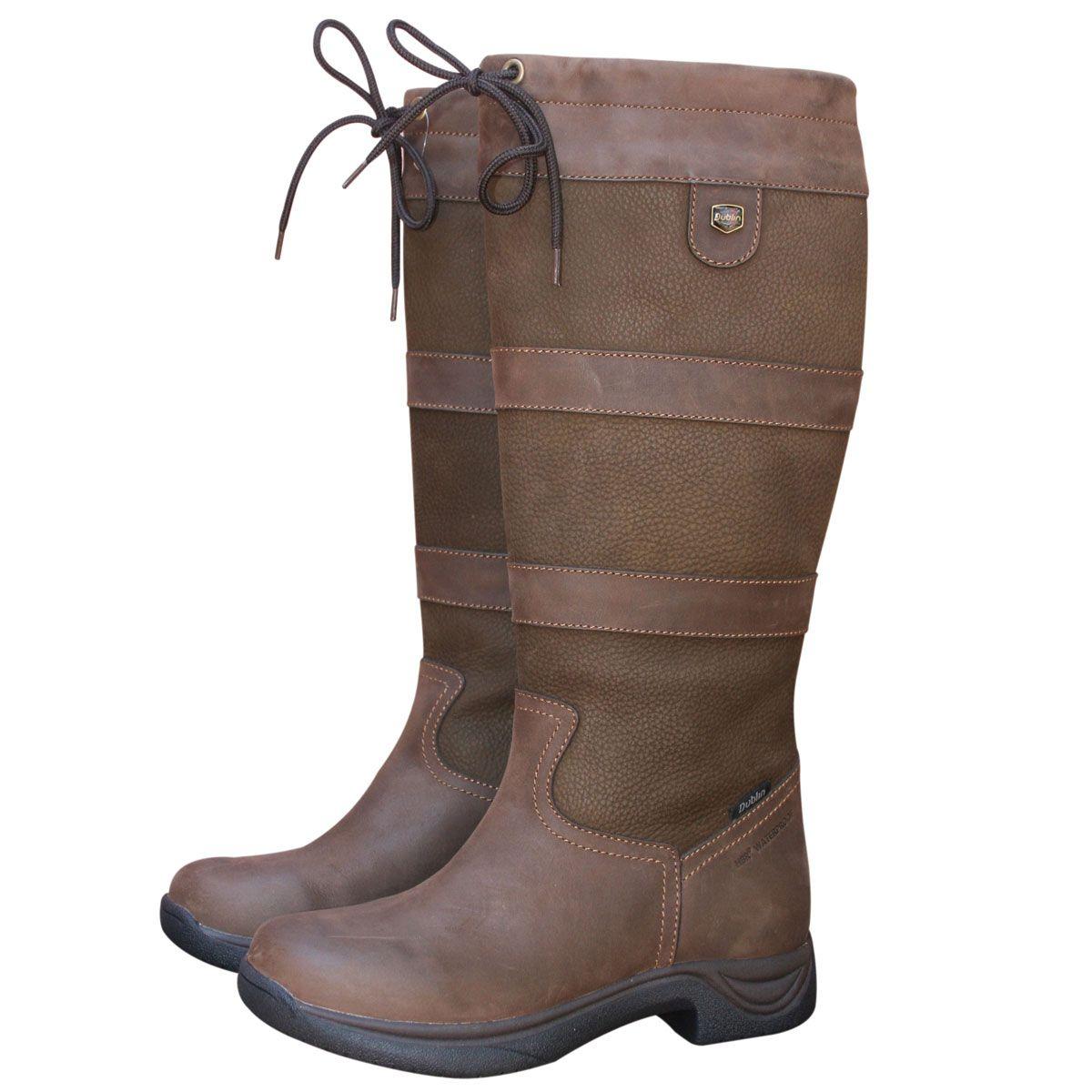 Dublin Boot Logo - Dublin Wide Calf River Boots