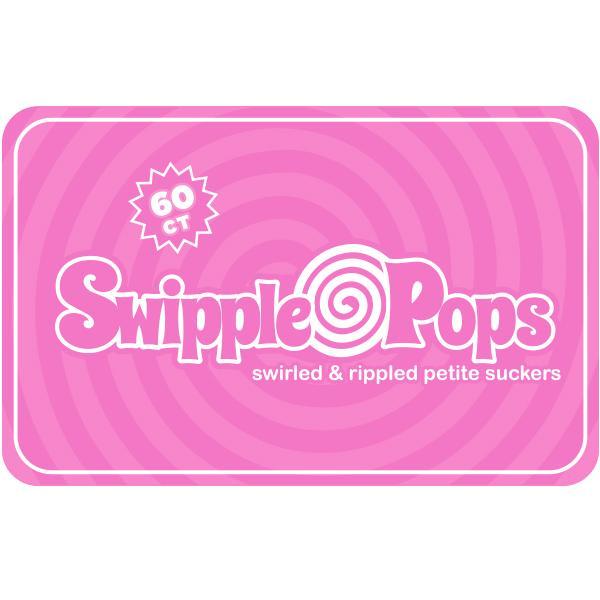 Pink Swirl Logo - Pink Swirl Lollipops with Clear Plastic Sticks – YumJunkie