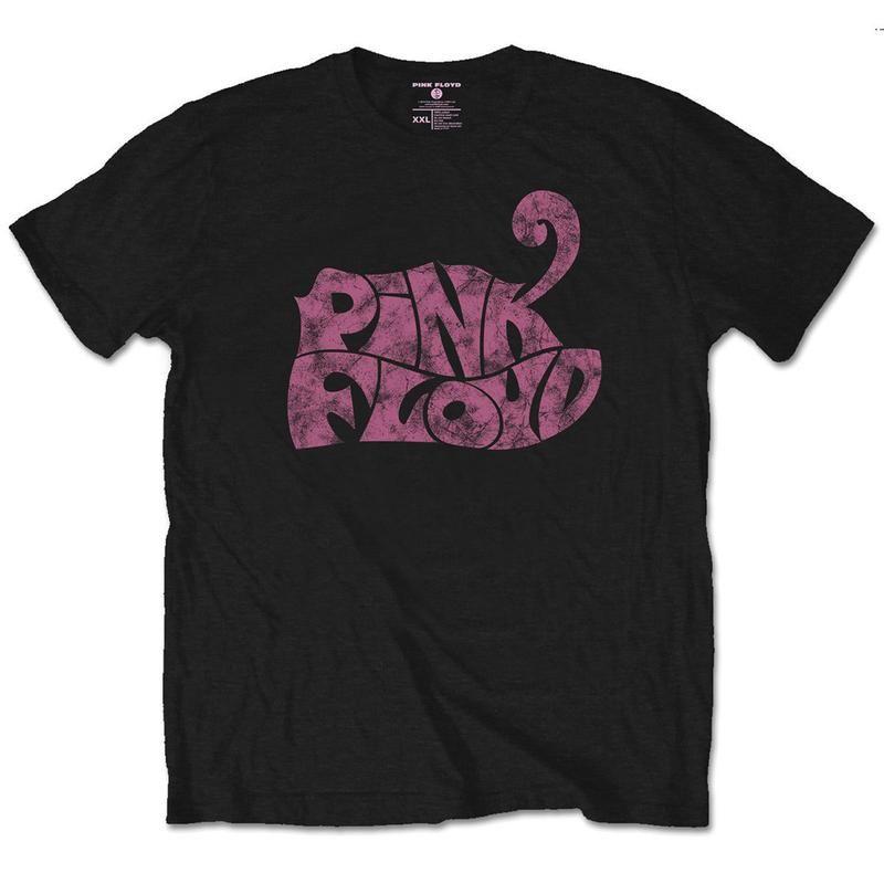 Pink Swirl Logo - Pink Floyd Swirl Logo Men's T-Shirt | NME Merch – nmemerch