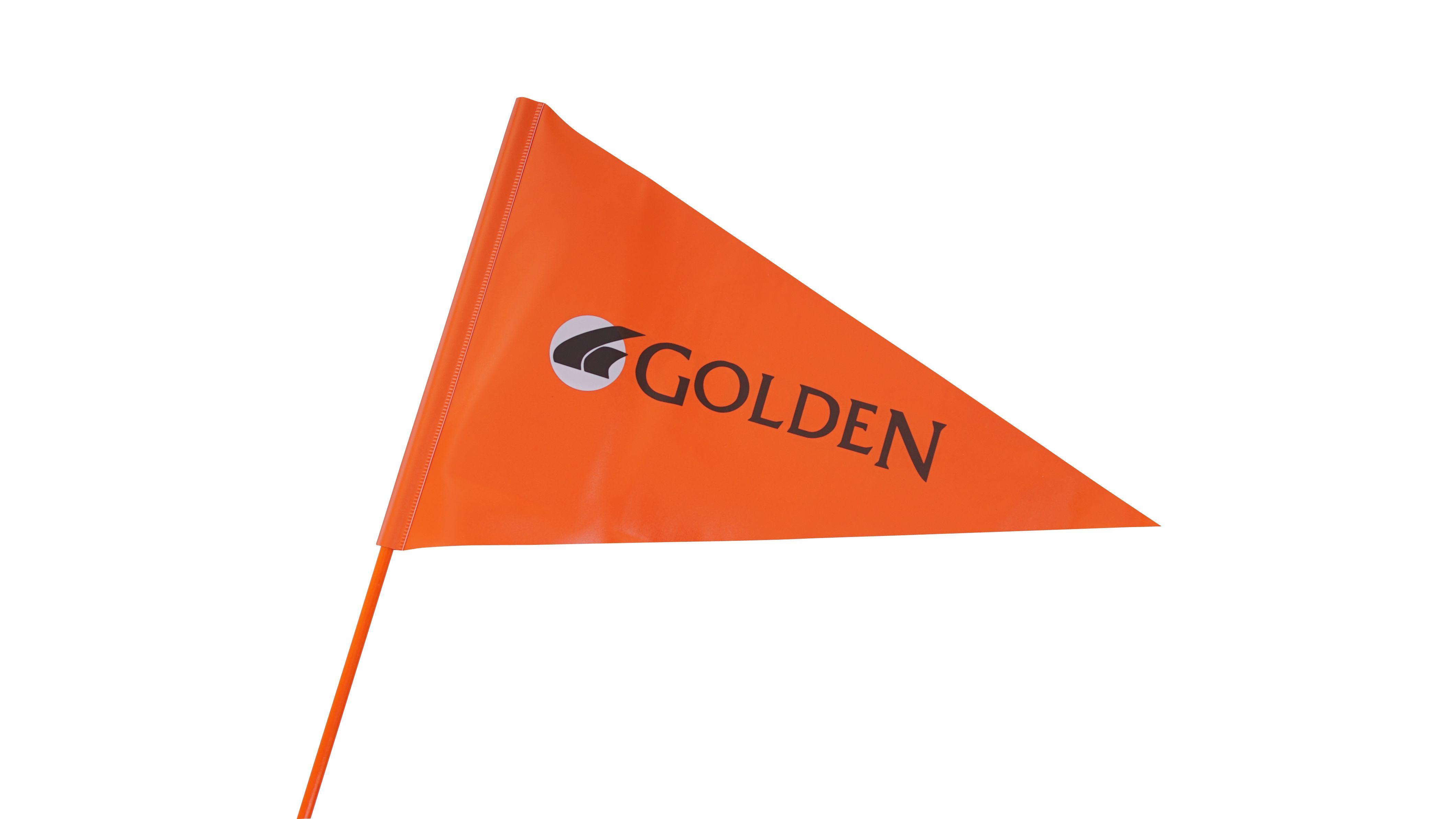 Orange Flag Logo - Golden Accessories - Safety Flag