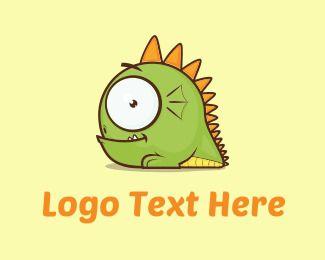 Green Monster Logo - Illustration Logo Maker | BrandCrowd