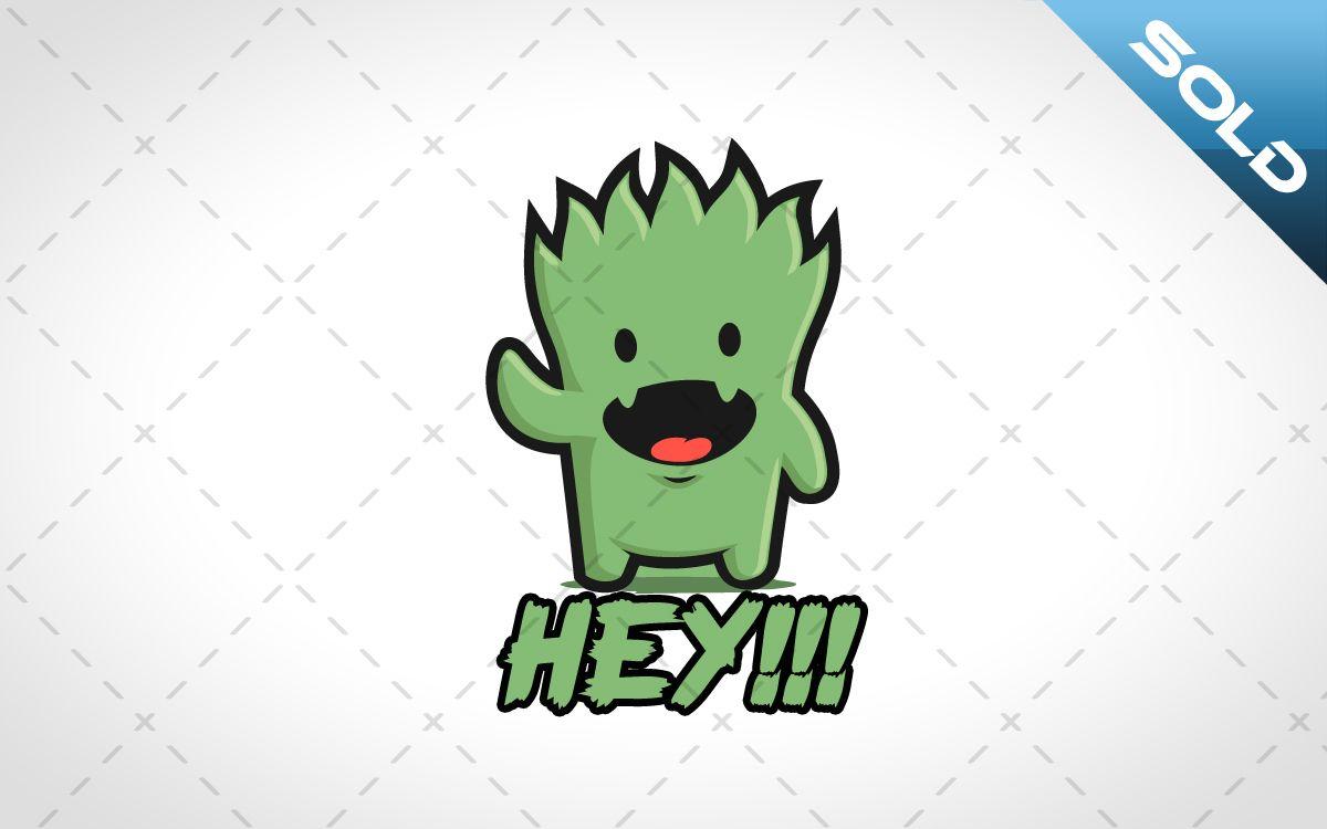 Green Cute Logo - Cute Character Logo For Sale - Lobotz