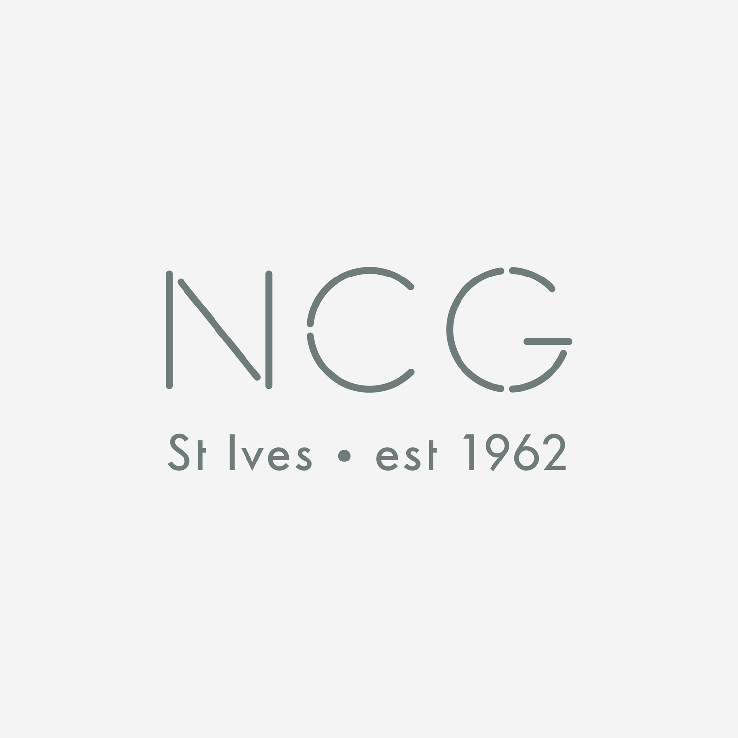 S Q Logo - meor-studio-ncg-sq-logo-on-grey2 - Meor Design Agency, St Ives