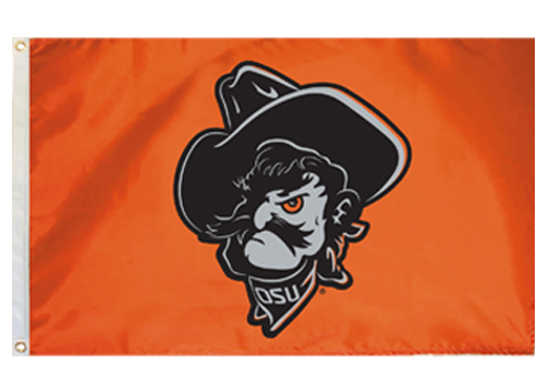 Orange Flag Logo - OSU Phantom Pete Flag