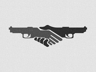 Cool Gun Logo - Hands Guns. Inspiration. Logo design, Logos, Design