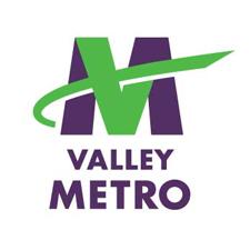 Purple and Green Logo - Valley Metro begins solar project - TheTransitWire.com