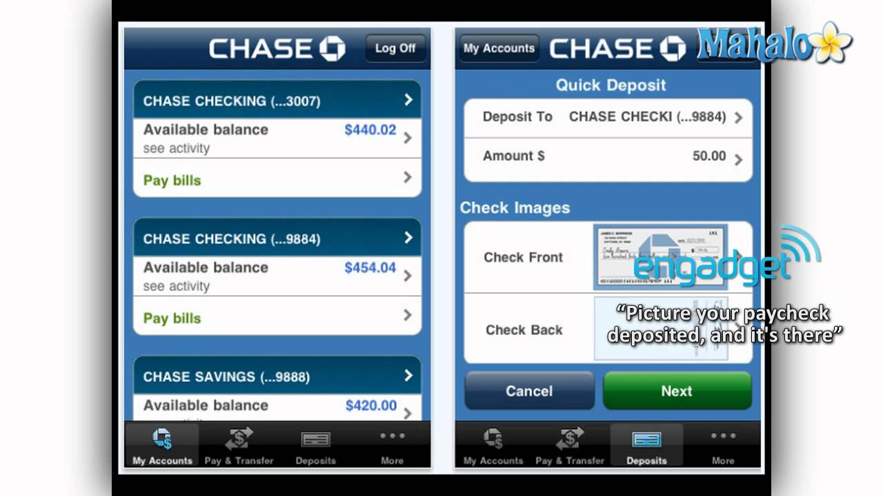 Chase Bank App Logo - Chase Mobile App for iPhone and iPad Review - YouTube