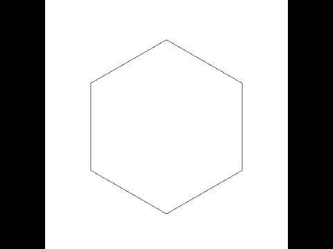 Elongated Hexagon Logo - How to draw a Hexagon on MSW Logo - YouTube