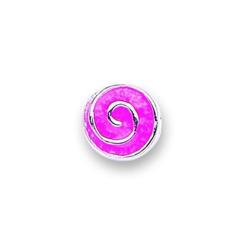 Pink Swirl Logo - Jo For Girls Pink Swirl Sterling Silver Bead - Diamond Kids