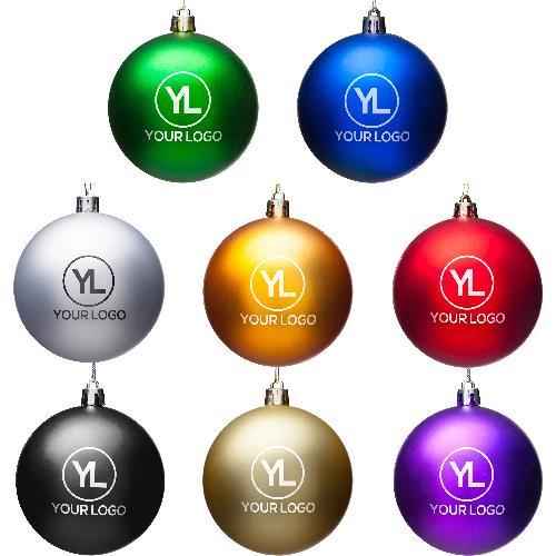 Sphere- Shaped Logo - Personalized Ornaments. Quality Logo Products