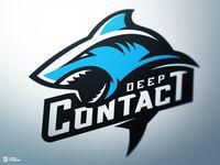 Sharks Sports Logo - Deep Contact Shark Sports Logo by Derrick Stratton | Dribbble | Dribbble