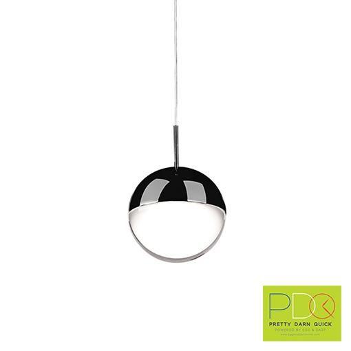 Sphere- Shaped Logo - Single LED Pendant Stunning Sphere Shaped Design – Egg & Dart PDQ