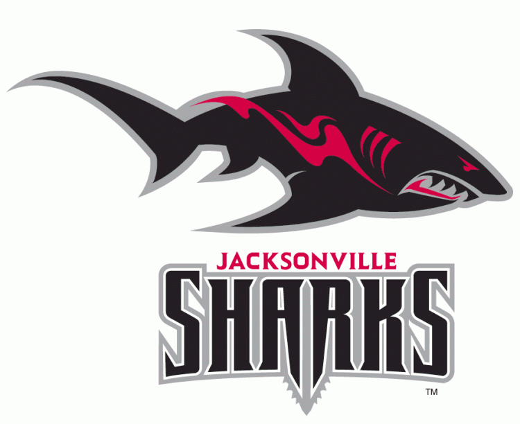 Sharks Sports Logo - Jacksonville Sharks Primary Logo - Arena Football League (Arena FL ...