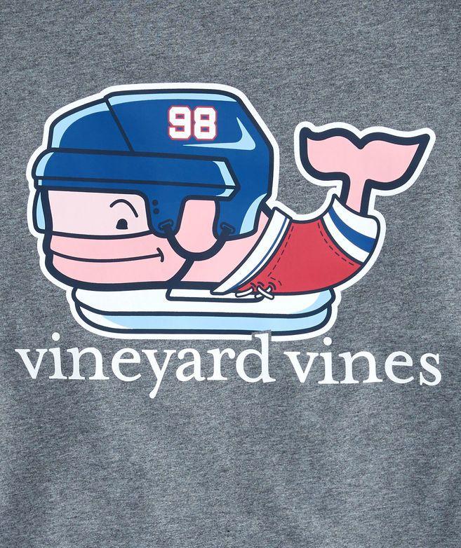 Vineyard Vines Hockey Logo - Shop Long-Sleeve Pro Hockey Whale Pocket T-Shirt at vineyard vines