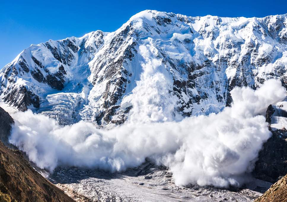 Snow Avalanche Logo - How to survive an avalanche on a ski holiday | The Independent