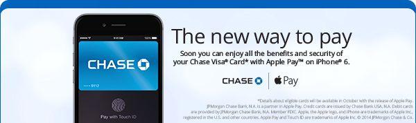 Chase Bank App Logo - Chase sends out mass Apple Pay mailing