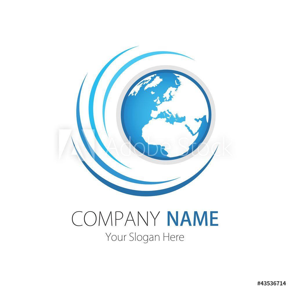 Globe Business Logo - Photo & Art Print Company (Business) Logo Design, Vector, Arc, Globe