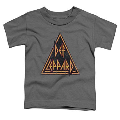 Gray Triangle Logo - 2Bhip Def Leppard 80s Heavy Metal Band Distressed Triangle Logo ...