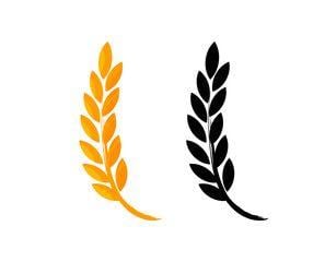 Wheat Black and Gold Logo - Search photo wheat
