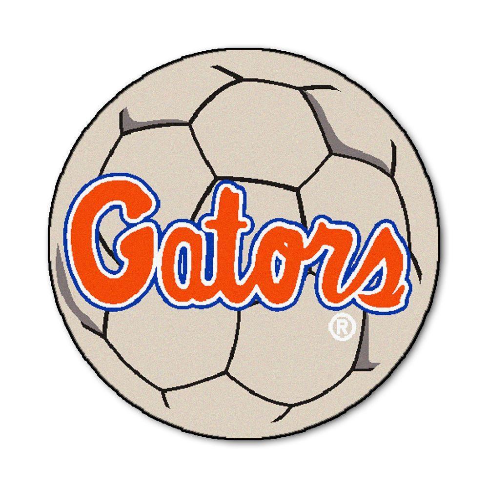 UF Gator Logo - FANMATS NCAA University of Florida Gators Script Logo Cream 2 ft. x ...