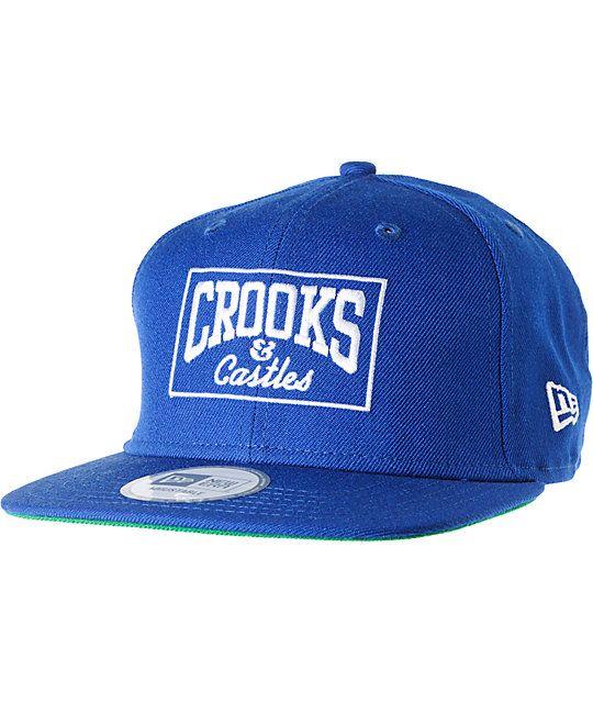 New Crooks and Castles Logo - Crooks and Castles Box Logo New Era Snapback Hat