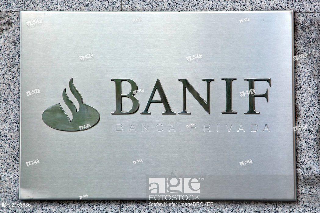 Spanish Bank Logo - Logo and logotype of the Spanish bank Banco Banif, part of the ...