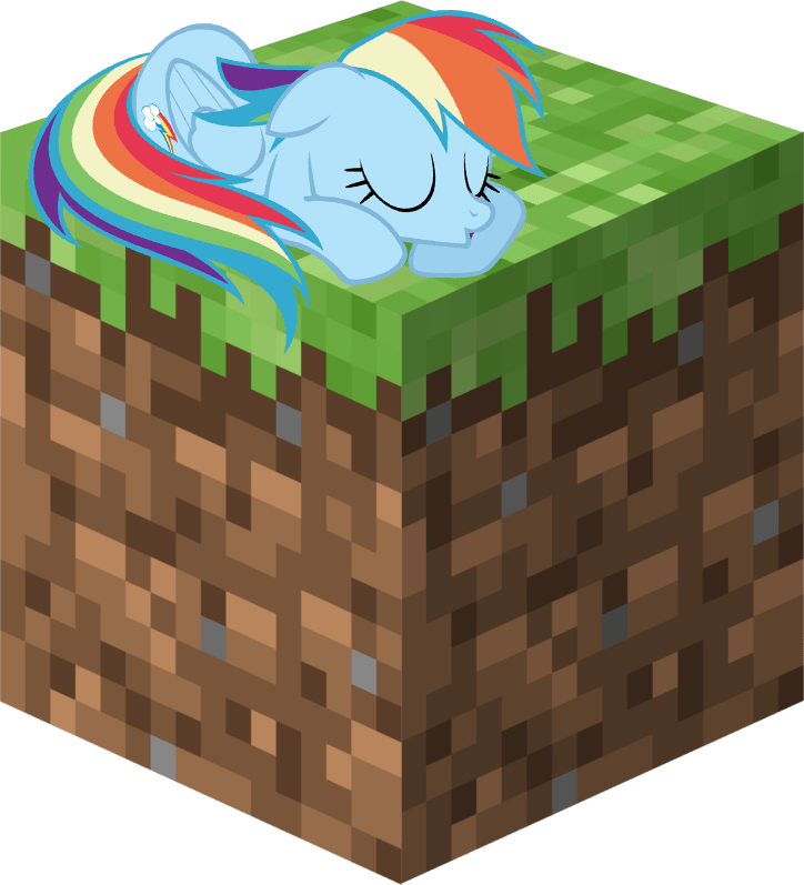 RAINBOW Minecraft Logo - Minecraft Rainbow Dash Icon by Kevinerino on DeviantArt