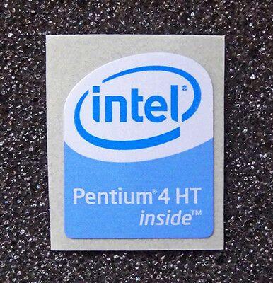 Intel Inside Pentium 4 Logo - INTEL PENTIUM 4 HT Inside Sticker 19 x 23.5mm Case Badge Logo For ...