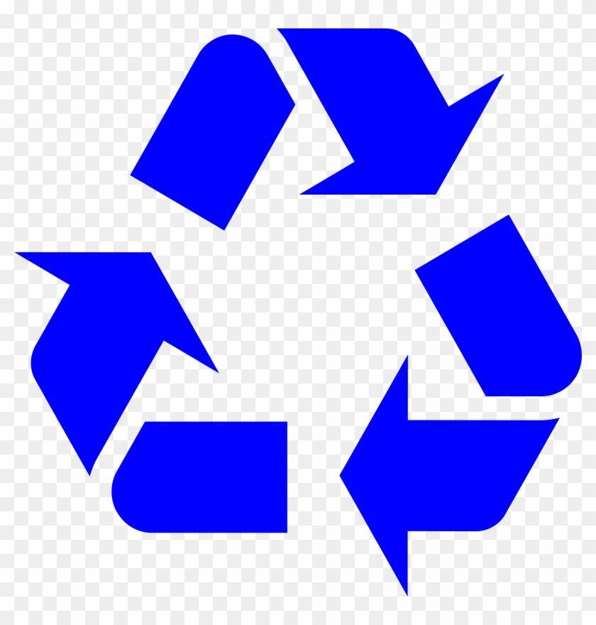 Blue Recycling Logo - Recycle Symbol Clipart Symbol Blue
