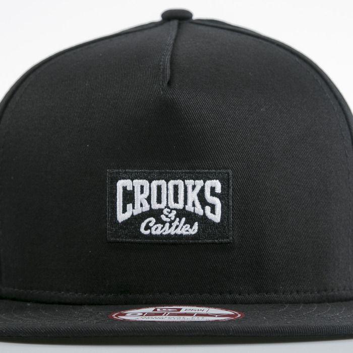 New Crooks and Castles Logo - Crooks & Castles x New Era strapback Core Logo black | Bludshop.com
