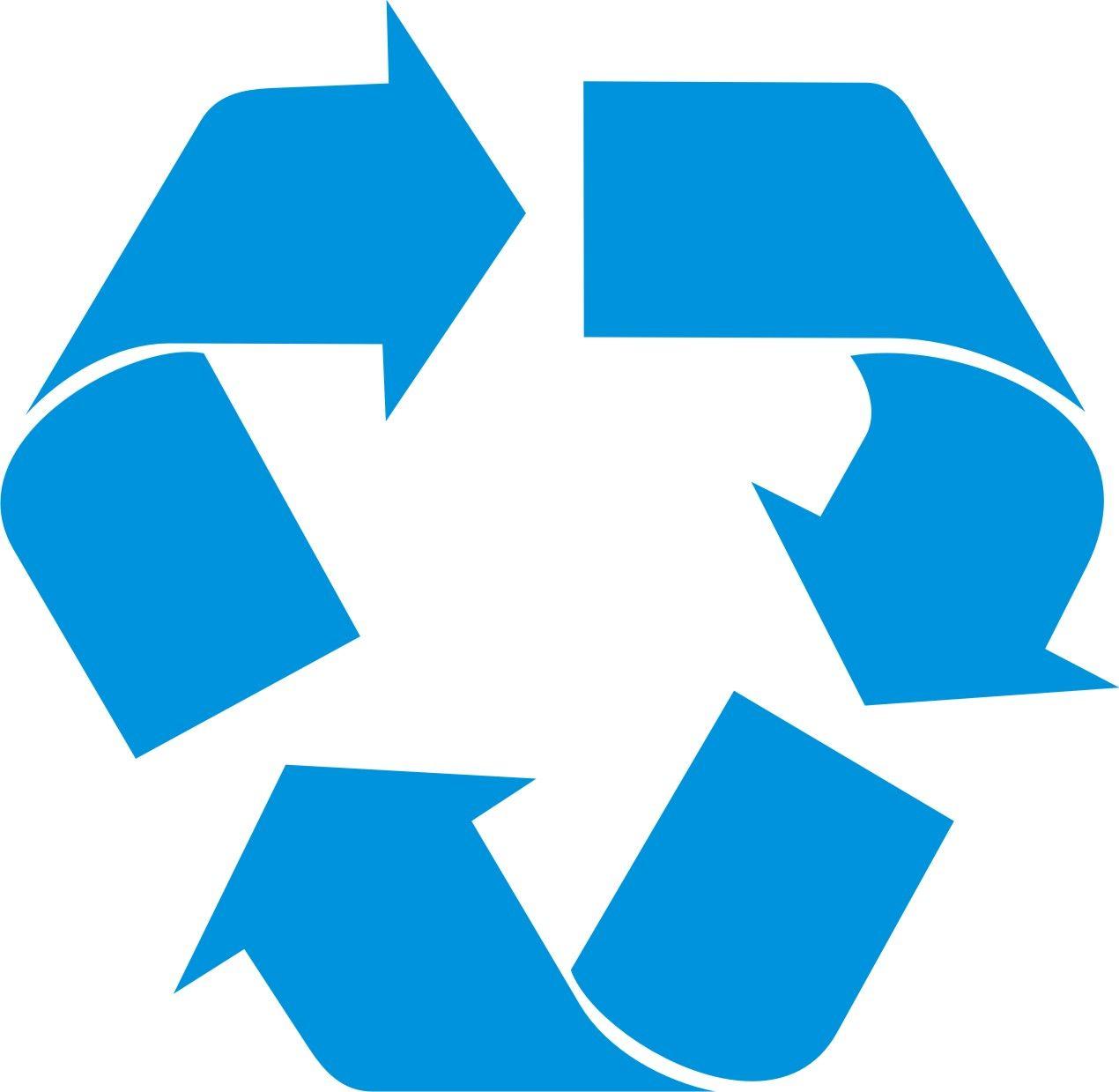 Blue Recycling Logo - Free Recycling Sign, Download Free Clip Art, Free Clip Art on ...
