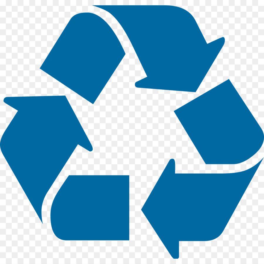 Blue Recycling Logo - Recycling symbol Logo Clip art - recycle bin png download - 1200 ...