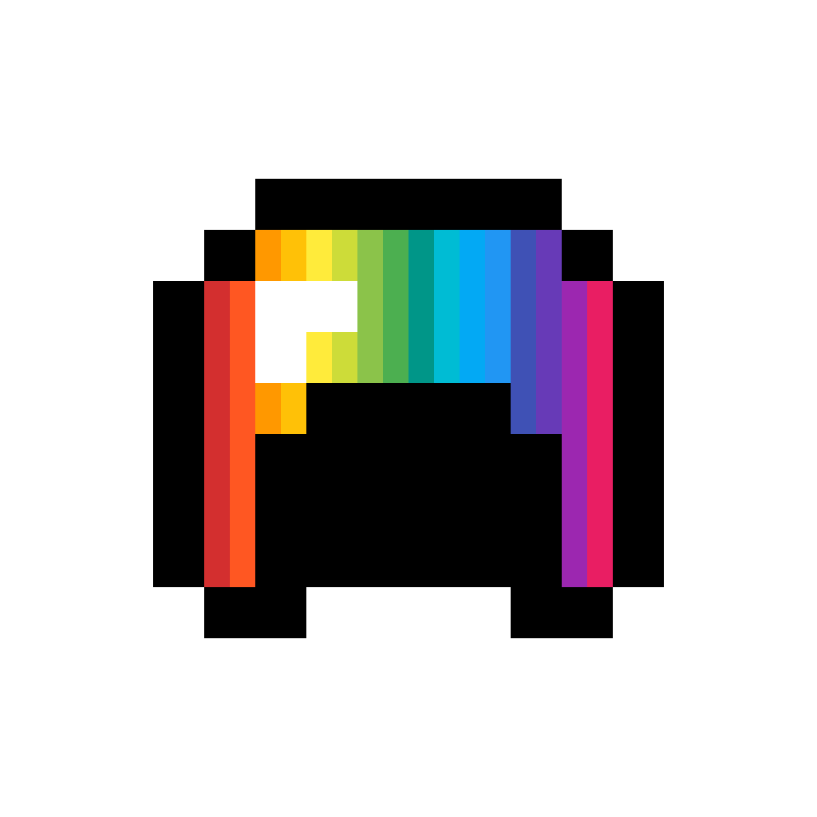 RAINBOW Minecraft Logo - Pixilart - Rainbow minecraft helmet by SaltyCup10
