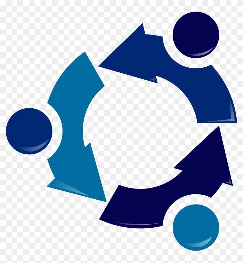 Blue Recycling Logo - Ubuntu Recycling Logo-blue - Logo Ubuntu Blue - Free Transparent PNG ...