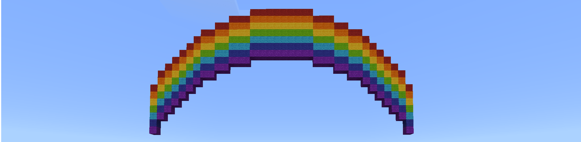 RAINBOW Minecraft Logo - Minecraft Coding: Code a Rainbow