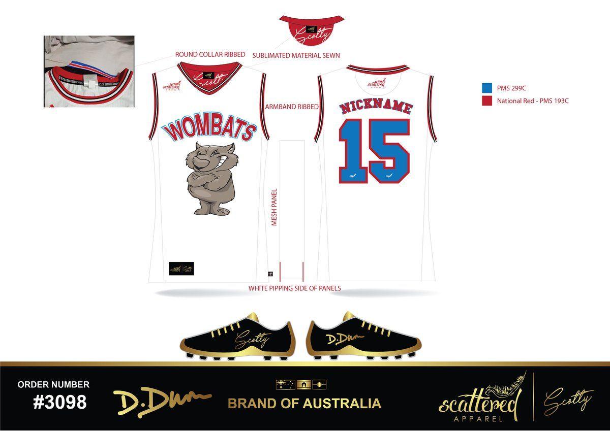 Wombats Sports Logo - CSU Charles Sturt University Wombats Basketball – Scattered Apparel