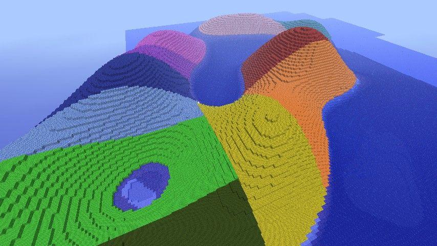 RAINBOW Minecraft Logo - Crazy Rainbow Island Minecraft Project