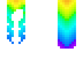 RAINBOW Minecraft Logo - rainbow hair | Minecraft Skins