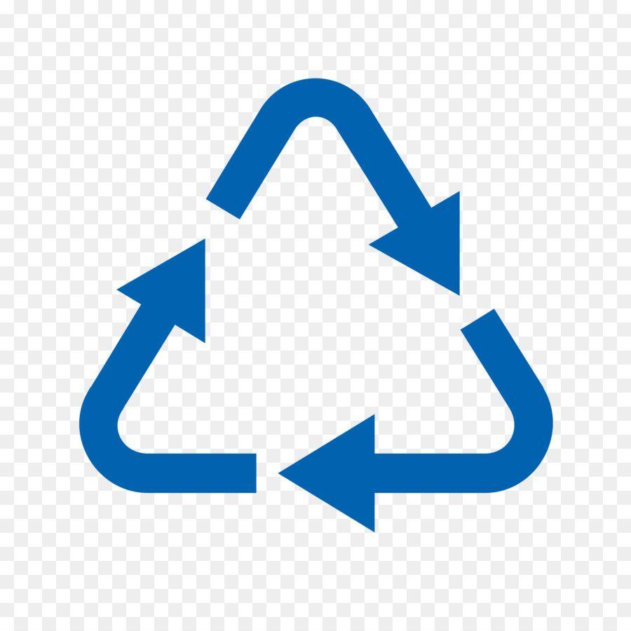 Blue Recycling Logo - Recycling symbol Recycling codes Plastic recycling png