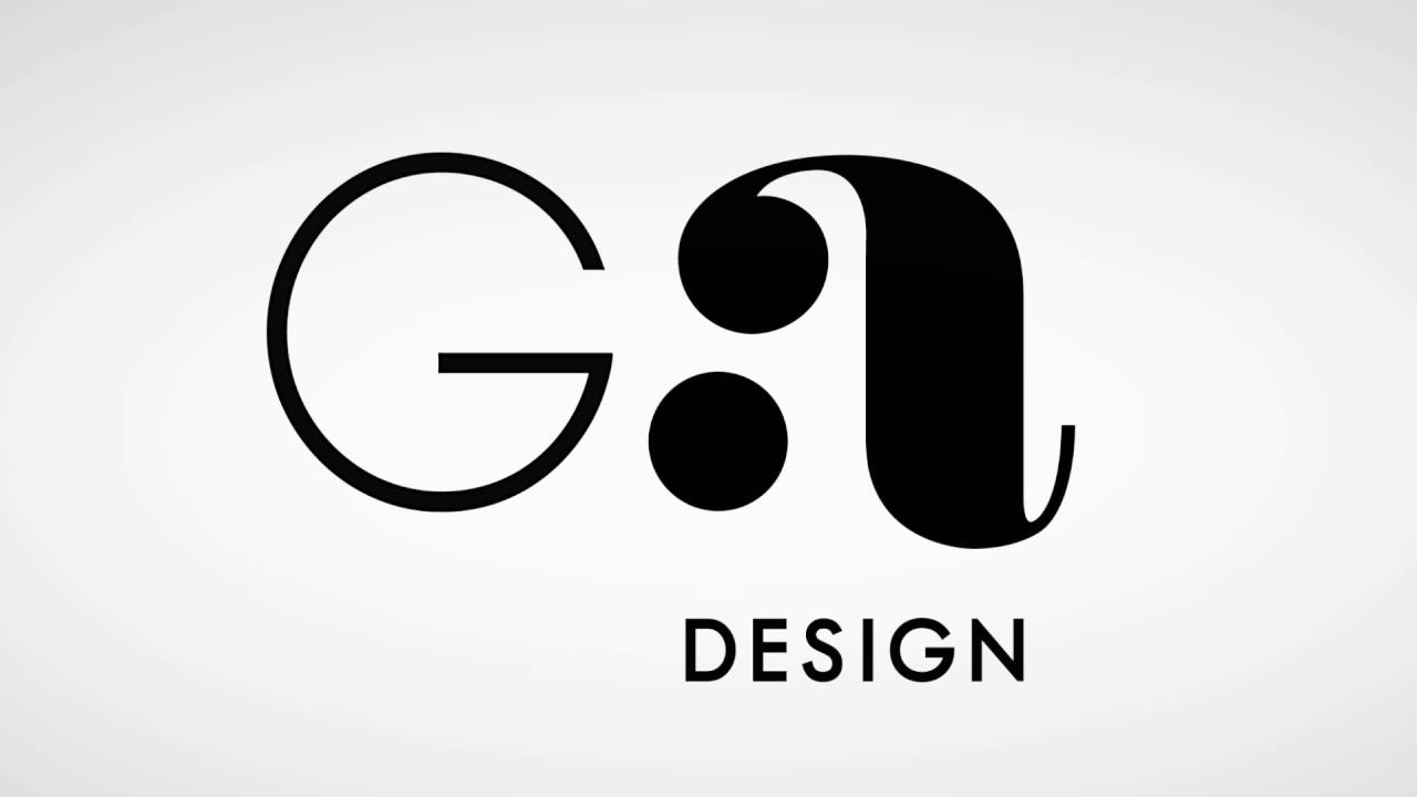 GA classical initials monogram – MasterBundles